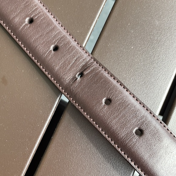 Men’s Brown Leather Belt - Picture 4 of 6